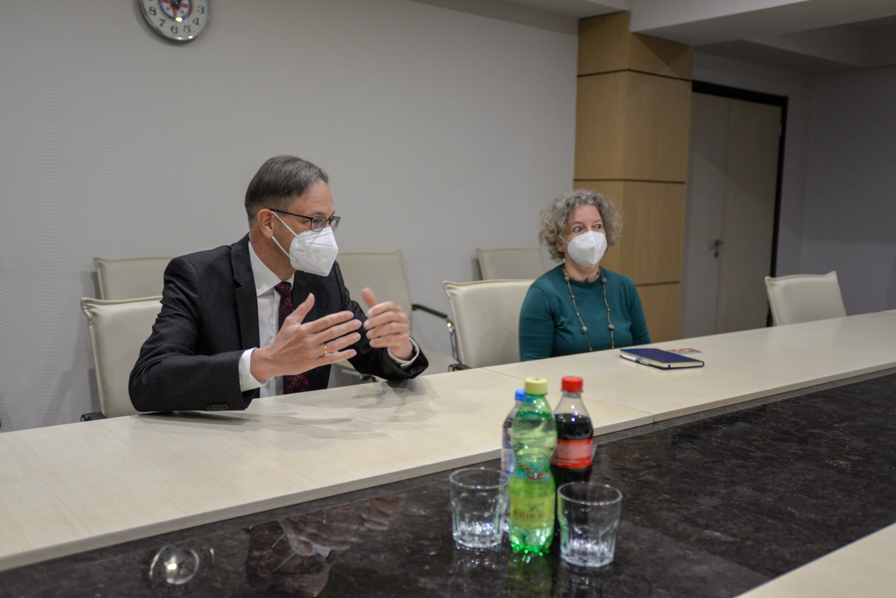 The Ambassador of Germany meeting with the State Audit Office